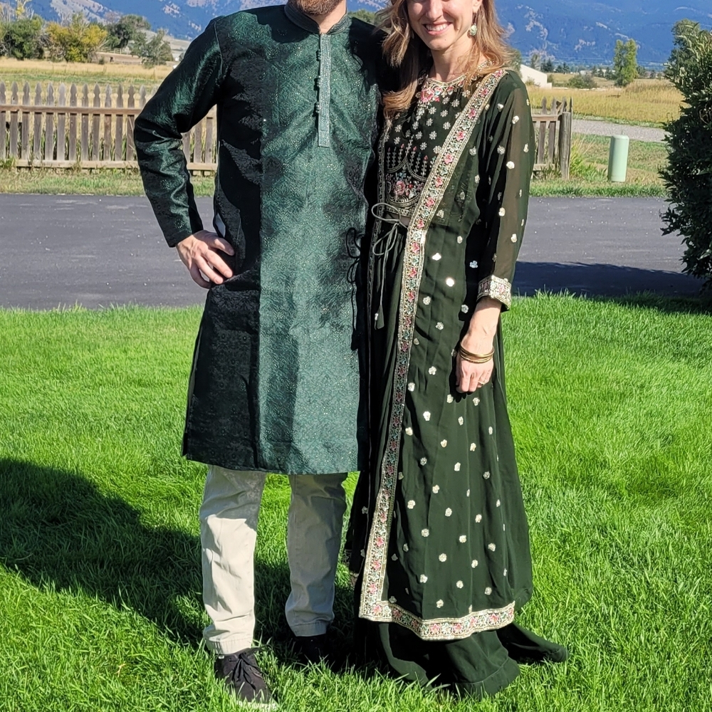 Men's Green Kurta